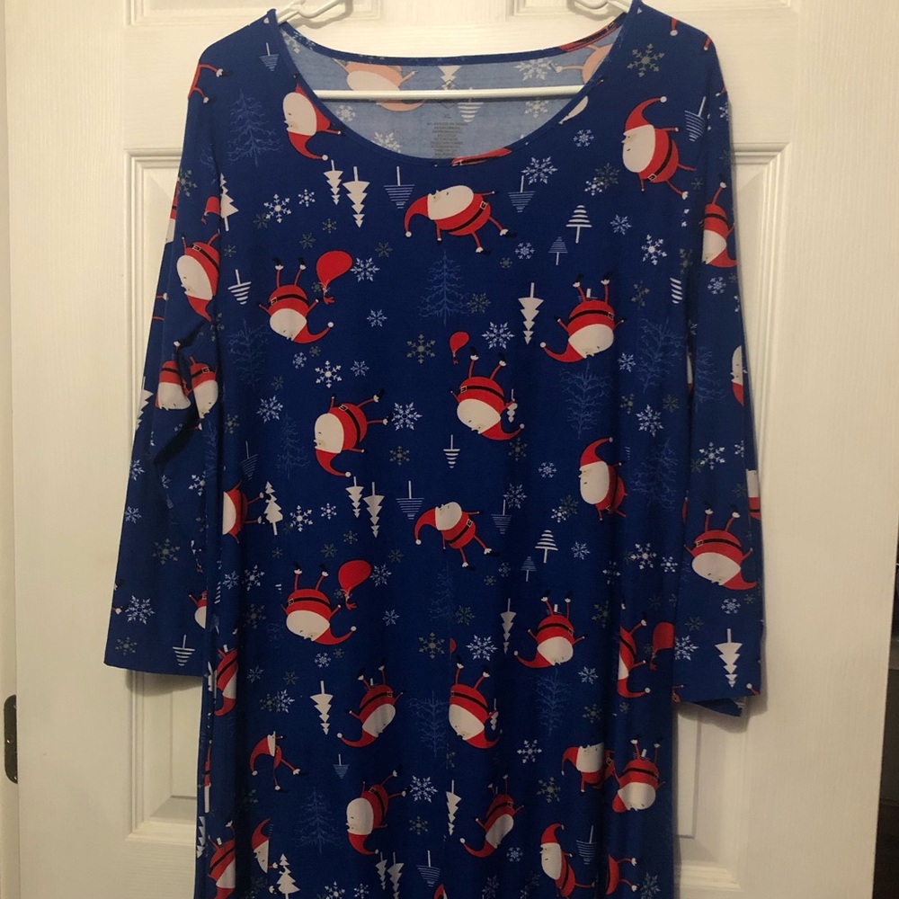 “Santa” Long Sleeve Dress